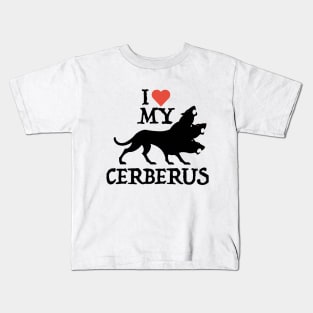 I Love My Cerberus Kids T-Shirt